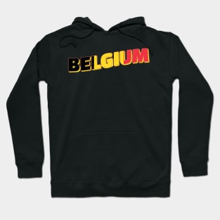 Belgium Vintage style retro souvenir Hoodie